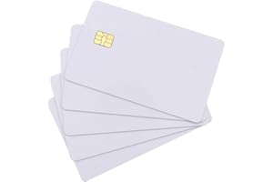 YARONGTECH (Packung mit 10 Stück) weiß sle4442 Kontakt Chip PVC Smart Card