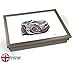 Produktbild Koolart Mercedes SLK Car Illustration Caricature Cushion Lap Tray Kissen Tablett Knietablett Kissentablett - Chrome Effekt Rahmen