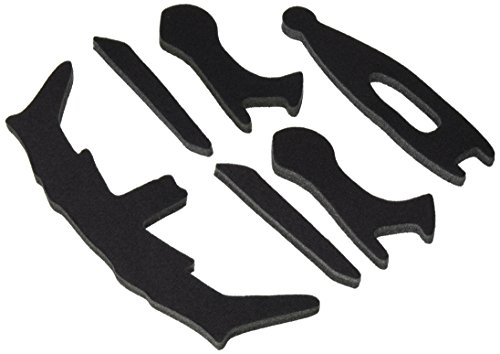 Más grueso Juego de almohadillas de almohadillas de espuma casco de repuesto para Fox Flux casco de bicicleta