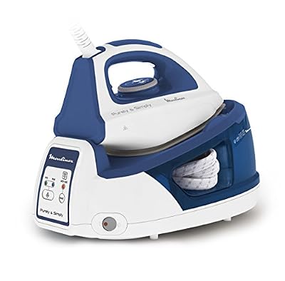 Moulinex SV5020C0 Purely & Simply Fer à Réservoir Bleu/Blanc XL