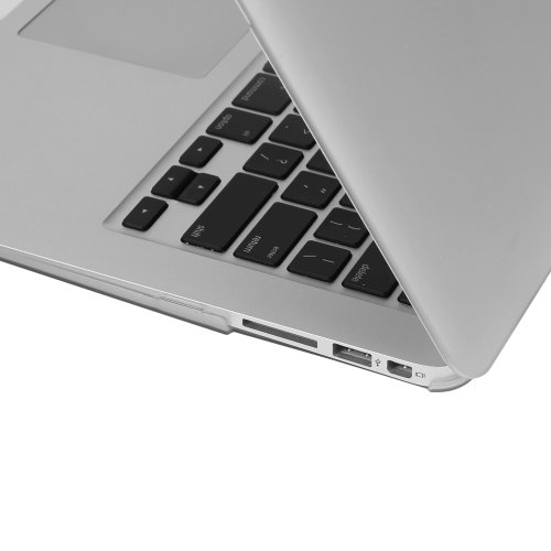 GreatShield Apple MacBook Air 11-inch A1370 & A1465 Model [GLAZY Frosted Matte] Slim-Fit Rubberized Snap On Hard Shell Protective Skin Case Cover – White - 4