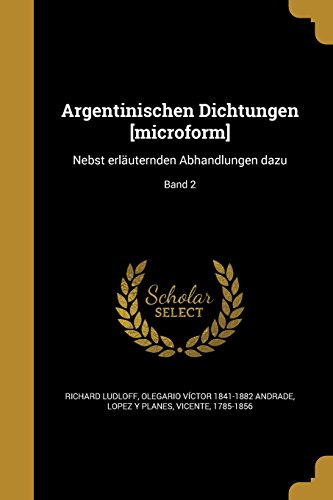GER-ARGENTINISCHEN DICHTUNGEN