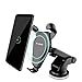 Price comparison product image Krobot Wireless Fast Charger Car Mount Qi for Samsung Galaxy S8, S7/S7 Edge, Note 8/5 Huawei Standard Charge for iPhone X,iPhone 8/8 Plus & Qi Enabled Devices & other Smartphone
