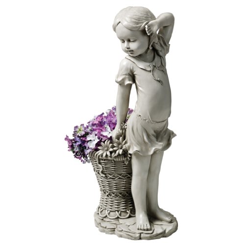 Design Toscano Frances, das Blumenmädchen, Figur