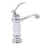 waschtisch retro holz Der Wasserhahn stellt aus Messing und Keramik,Garantiezeit von 2 Jahren.