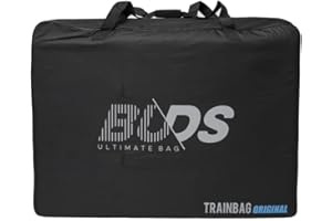 BUDS ULTIMATE BAG Funda para Bicicleta de Carretera y BTT Especial para Tren │ TRAINBag Original New de Buds-Sports - (120 x 90 cm) - con Bolsillos para Ruedas Acolchados