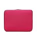 Produktbild Universal 11 Zoll blau rot rot lila rosa Schutzhülle Tauchmaterial Laptop Reißverschluss Innentasche - Rose