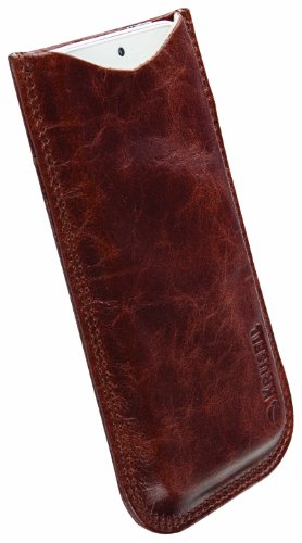 Preisvergleich Produktbild Krusell Tumba Leder-Pouch braun
