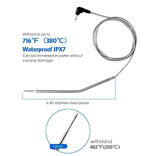 Goldbeing 1 Stück Ersatz Temperaturfühler für Lebensmittel/Fleisch Temp überwachen - 3