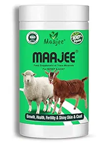 MAAJEE Sheep and Goat Feed Supplement Mineral Mixture for All Stages 908gm