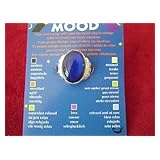 Spiritual Gifts Mood Ring - Oval Shaped; on a Card with Colour Coded Chart telling you your Inner Moods - adjustable to fit different size of fingers - from