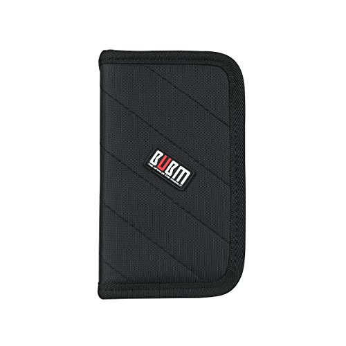 BUBM Tragetasche für Zubehör Speicherkarte Organiser Tasche Kartetasche für SD SDHC CF xD Kamera Speicherkarte mit 8 Steckplätzen - 2