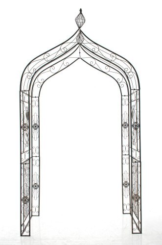 CLP Rosenbogen DOLKAR, Eisen pulverbeschichtet, ca 130 x 50 cm, Höhe ca 245 cm bronze - 2