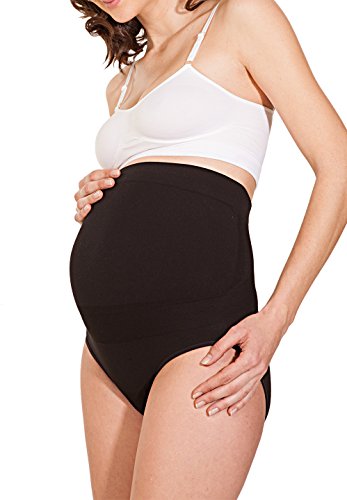 RelaxMaternity 5100 (Black, XL) Cotton over the bump maternity knickers