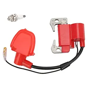 Ignition Coil L7T Spark Plug Kit, 52mm Stable Performance ATV Accessories Metal for 2 Stroke 47CC 49cc Pocket Bike Go Kart