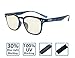 Produktbild Gr8Sight 30% Blaues Licht blockiert, 100% UV Schutz Vintage Flex Leichte Kunststoffrahmen Computer Lesebrille Frühling Scharniere Spezifikationen Gelb getönte Gläser Blau-Schildkröte +2.25