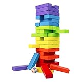 🎈Este juguetes madera está disponible en una variedad de colores para mejorar la capacidad de su hijo para distinguir los colores. Es un juegos clasicos y simple que es un regalo perfecto para los niños.