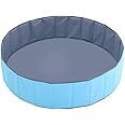 qiuqiu Inflatable Swimming Pool Kids Ball Pit Foldable Portable Collapsible Dogs Cats Pet PVC Baby Play Ball Pool Outdoor Spa Inflatable Hot Tub Bathing Tub Pool-A