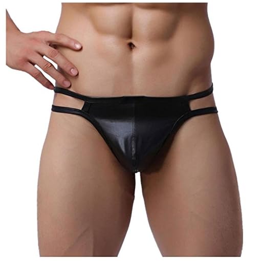 Pelle-Perizomi-UomoHOMEBABY-String-E-Tanga-Intimo-Uomo-Elastico-posteriore-T-lingerie-Perizoma-Mutande-Lingerie-Boxer-Slip-Pantaloncini-Boxer-Mutande-Rigonfiamento-Borsa-Mutande