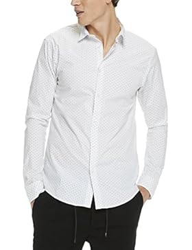 Scotch & Soda Herren Freizeithemd Classic Longsleeve Shirt in Cotton/Elastane Quality