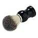 Anself Nylon Shaving Brush Men's Mustache Brush Safety Barber Razor Brush Black Handle Male Shaving Beard Cleaning Tool