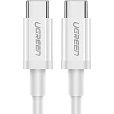Ugreen USB C to USB C 3A Hızlı Şarj ve Data Kablosu Beyaz 50 CM