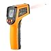 Produktbild Joyhero Elektro Laser Infrarot Thermometer/IR Pyrometer Digital Temperaturmessgerät, -50 bis +400°C, mit LCD Hintergrundbeleuchtung Temperaturmesser Gelb