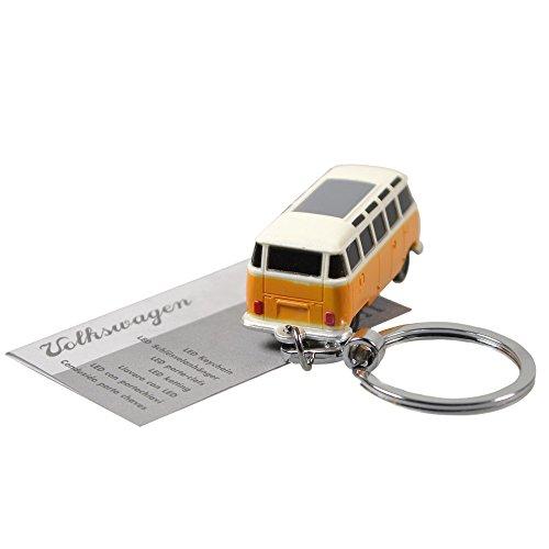 VW Bulli LED-Schlüsselanhänger Volkswagen Typ2 (1962) in orange - 4
