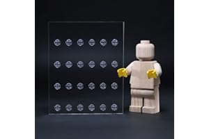 FIGUWORLD 24er Inlay für IKEA Västanhed Rahmen 20 x 25 Designed für Lego® minifiguren Platz für 24 Figuren