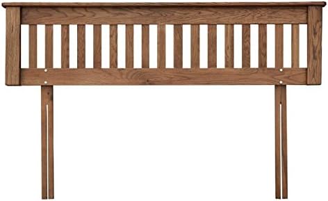 Solid Oak Versatile Headboard - Dark Lacquered Finish - Suits Both Modern and Traditional Homes (King)