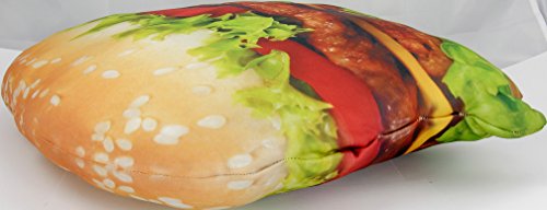 United Labels 122166 Kissen Hamburger, Polyester, bunt, 47 x 38 x 5 cm - 3