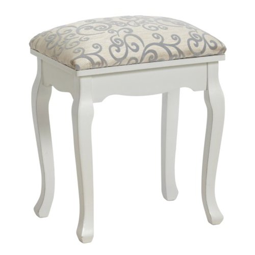 HOCKER SITZHOCKER League STUHL BAROCK MIT POLSTERAUFLAGE LANDHAUS