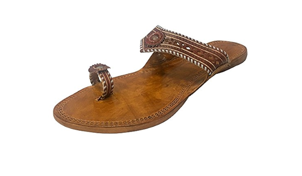 amazon leather chappals