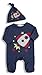 BABYTOWN Baby New Sleepsuit And Hat 2 Piece Set Babygrow Bodysuit Romper