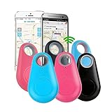 Faviye 6 Pcs Tracker GPS Bluetooth Intelligent Alarme Anti Perdu Traceur pour Enfants Animaux domestiques Bagages