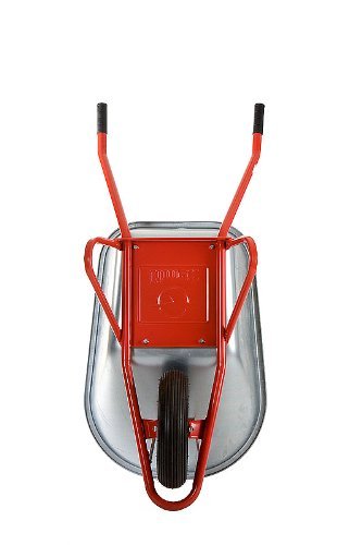 Profi Schubkarre Bauschubkarre rot 100l Liter mit Bodenplatte ***NEU/2.WAHL***