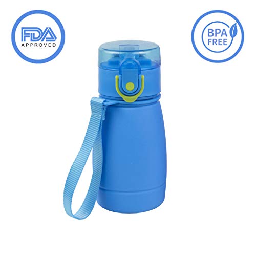 Cheeky Chimp botella de agua, a prueba de fugas, botella de pajita para bebidas, sin BPA, botella de agua reutilizable, para niños, correr, ciclismo, bicicleta, apto para lavavajillas