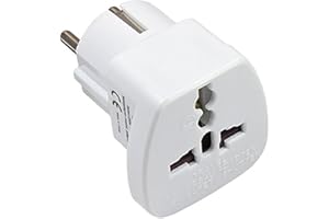 Good Connections 1500-RA1 Wtyczka Podróżna, Biały, ‎5 x 5 x 6,5 cm