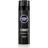 NIVEA MEN Erkek Deep Dimension Tıraş K&ouml;p&uuml;ğ&uuml; 200 ml, Kusursuz Tıraş,Aktif Karbon, Kaygan Tıraş Deneyimi
