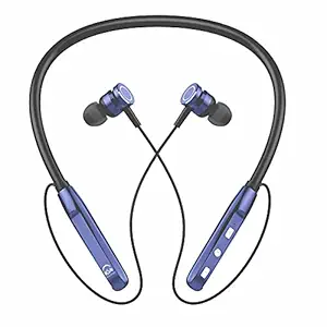 U & I Me Series Wireless Bluetooth In Ear Neckband Headphone with Mic (Blue)