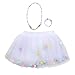 Produktbild 3 Stücke Hohe Qualität Rock Baby Mädchen Kinder Tutu Ballett Röcke + Armband + Halskette Party Set Partykleid Tanzkleider Performance-Kleid ABsoar