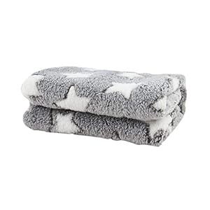 Cupcinu Almohadillas para Mascotas Manta de Perro Felpudo Esteras para Perros Colchón para Mascotas Mantas de Cama de Nido Se Puede Doblar y Limpiar 1pcs (Gris- XXS)
