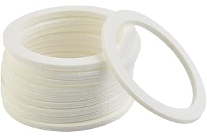 CNANRNANC 10 guarnizioni di ricambio per coperchio IBC S60 x 6, in schiuma PE, colore bianco
