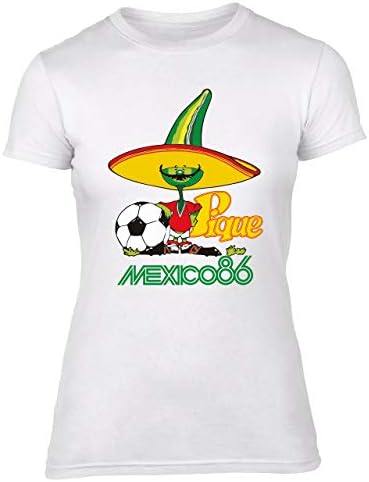 Women's Vintage World Cup Mexico 86 Pique T-Shirt