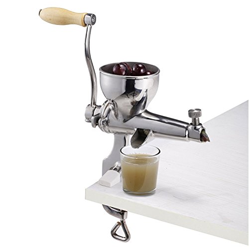 Hochwertig Manueller Edelstahl Entsafter – Saftpresse 304#Edelstahl sicher nicht giftig Healthy Weizengras Juicer - 2