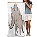 Produktbild Doreen Emmie Personalisierte Badetuch mit Dinosaurier-Motiv, antike Ausgrabung, prähistorisches großes Strandtuch, Pool-Handtuch für Badezimmer, Fitnessstudio und Pool, 79 x 51 cm