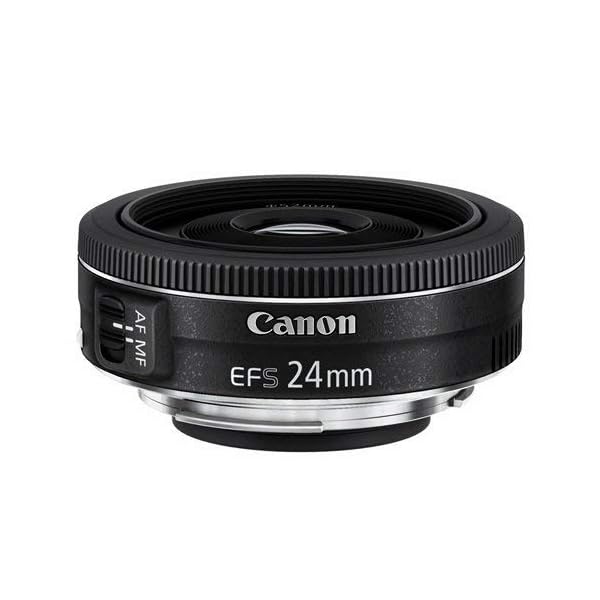 Canon Pancake EF-S 24 mm f/2.8 STM - Objetivo para Canon, distancia focal 24 mm, apertura f/2.8, negro