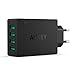 Aukey PA-U36 4 Port 40W USB Wall Charger with Ai Power Smart Charging (Black) RS.1045.00
