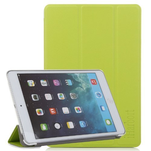 iHarbort® iPad mini Retina/ iPad mini 3/2/1 Hülle – Premium PU Leder Tasche Hülle Etui Schutzhülle Ständer für iPad mini 3/2/1, mit Schlaf / Wach-up-Funktion (iPad mini 3/2/1, grün) - 8