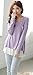 Bearsland Women's Maternity and Breastfeeding Nightgown Purple UK Size Medium
